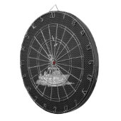 クロムスタイル魚釣りボート ダーツボード (正面右)