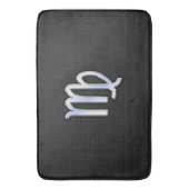 クロムスタイル《星座》乙女座〔占星術の〕十二宮図スネークスキンにサイン バスマット (正面縦)