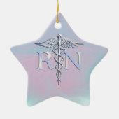 クロムスタイルRNのケリュケイオンの医学の母真珠の一見 セラミックオーナメント (正面)