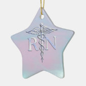 クロムスタイルRNのケリュケイオンの医学の母真珠の一見 セラミックオーナメント (左)