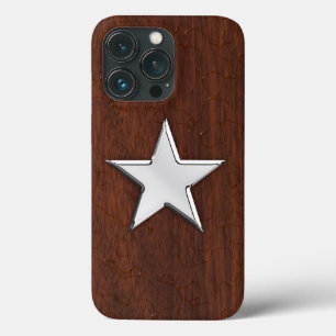 クロムスターオンウェットマホガニープリント iPhone 13 PROケース