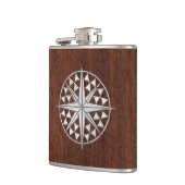 クロムスター航海のオンウェットマホガニープリント フラスク (左)