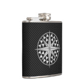 クロムスター航海のオンカーボンファイバープリント フラスク (右)