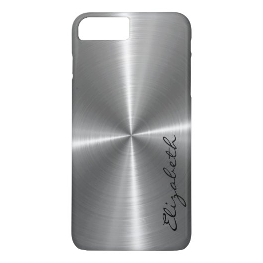 クロムステンレス鋼の金属の一見 Case-Mate iPhoneケース (裏面)