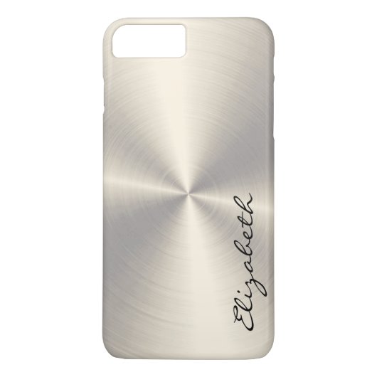 クロムステンレス鋼の金属の一見 Case-Mate iPhoneケース (裏面)