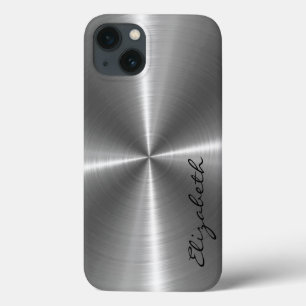 クロムステンレス鋼の金属の外観 iPhone 13ケース