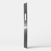 クロムステンレス鋼の金属の外観 Case-Mate iPhoneケース (裏面 / 右)