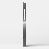 クロムステンレス鋼の金属の外観 Case-Mate iPhoneケース (裏面 / 左)
