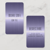 クロムステンレス鋼の金属 名刺 (正面/裏面)