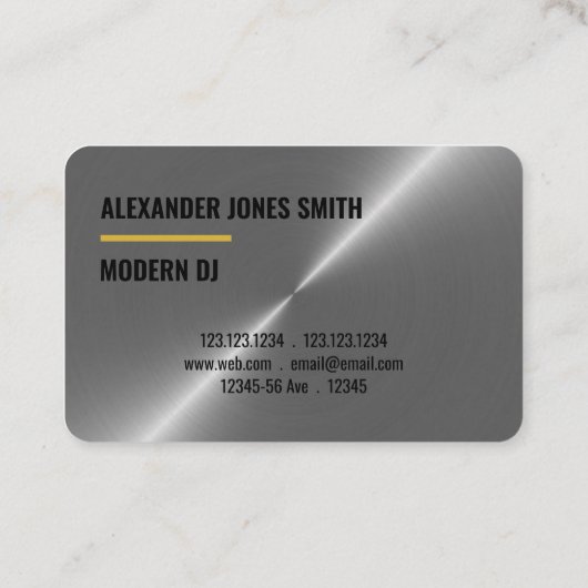 クロムトモダンーンフェイクDJコントローラ2020 名刺 (裏面)