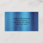 クロムトランスポートブルーセミトラック会社 名刺 (裏面)