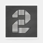 クロムナンバー2紙ナプキン スタンダードランチョンナプキン (正面)