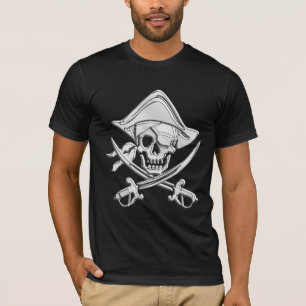 クロムパイレーツスカル Tシャツ