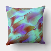 クロムパープルで磨いた岩 クッション (裏面)