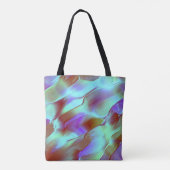 クロムパープルで磨いた岩 トートバッグ (裏面)