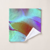 クロムパープルで磨いた岩 バスタオルセット (ウォッシュタオル)