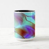 クロムパープルで磨いた岩 マグカップ (中央)