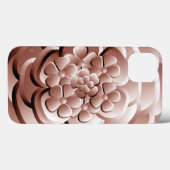 クロムフラワー – 銅ケースメイトiPhoneケース Case-Mate iPhoneケース (裏面 (横))