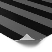 クロムブラックスタイリッシュリボン認識度 ポスター (角)