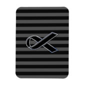 クロムブラックスタイリッシュリボン認識度 マグネット (縦)