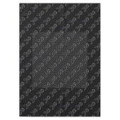 クロムブラックリボン認識度炭素繊維 テーブルクロス (正面)