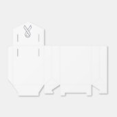 クロムベルトスタイルホワイトリボン認識度 フェイバーボックス (折り畳みなし)