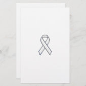 クロムベルトスタイルホワイトリボン認識度 便箋 (正面/裏面)