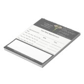 クロムホログラフィック3Dカドゥセウス医療アポイントメント ノートパッド (回転)