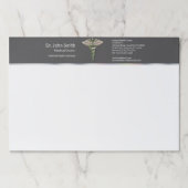 クロムホログラフィック3D医療用カドゥセウス ペーパーパッド (正面)