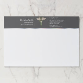 クロムホログラフィック3D医療用カドゥセウス ペーパーパッド