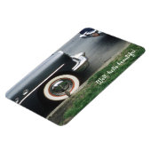 クロムホワイトウォールタイヤでの鳥瞰反射 マグネット (左側)