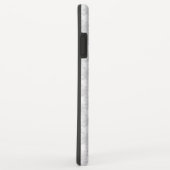 クロムホワイトリボン認識度オン千鳥格子のプリント Case-Mate iPhoneケース (裏面/右)