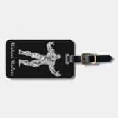 クロムボディービルダーの荷物のラベル ラゲッジタグ (正面横)