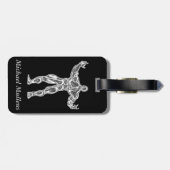 クロムボディービルダーの荷物のラベル ラゲッジタグ (裏面横)