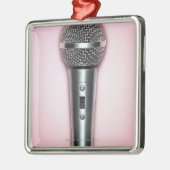 クロムマイクロフォン メタルオーナメント (左)