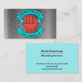 クロムメタルデザイン配管修理サービス 名刺 (正面/裏面)