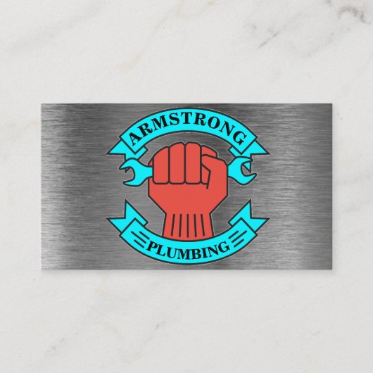 クロムメタルデザイン配管修理サービス 名刺 (正面)