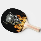 クロムメタルデーモンスカルインフレイムス 卓球ラケット (横)