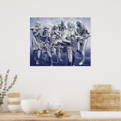 クロムメッキミュージック ポスター (キッチン)