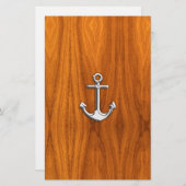 クロムライクいかりオンチークヴェネア 便箋 (正面/裏面)