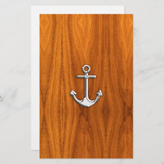 クロムライクいかりオンチークヴェネア 便箋 (正面/裏面)