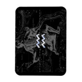 クロムライクアクエリアス〔占星術の〕十二宮図サインオンヘベリウス マグネット (縦)