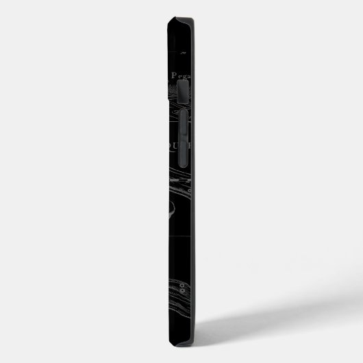 クロムライクアクエリアス〔占星術の〕十二宮図サインオンヘベリウス Case-Mate iPhoneケース (裏面 / 左)