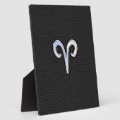 クロムライクアリーズ〔占星術の〕十二宮図標識 フォトプラーク (側面)