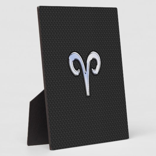 クロムライクアリーズ〔占星術の〕十二宮図標識 フォトプラーク (側面)