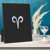 クロムライクアリーズ〔占星術の〕十二宮図標識 フォトプラーク (側面)