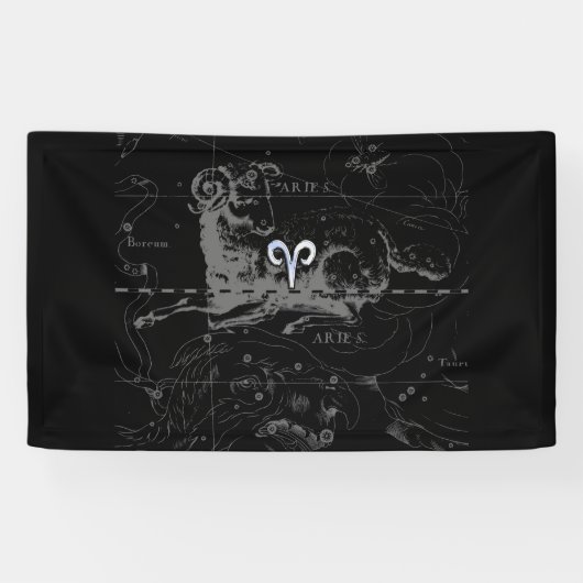 クロムライクアリー〔占星術の〕十二宮図サインオンヘベリウス 横断幕 (横)