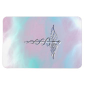 クロムライクカドゥセウス医療シンボルマザーパール マグネット (横)