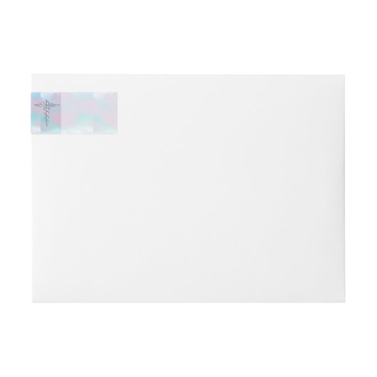 クロムライクカドゥセウス医療シンボルマザーパール ラップアラウンドラベル (正面)