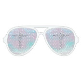 クロムライクカドゥセウス医療シンボルマザーパールD アビエーターサングラス (正面)